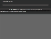 Tablet Screenshot of mobilestyle.net